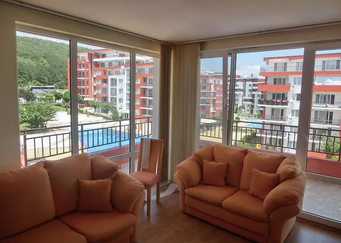 Sea View Panorama On Complex With Pools And Beach, Sveti Vlas